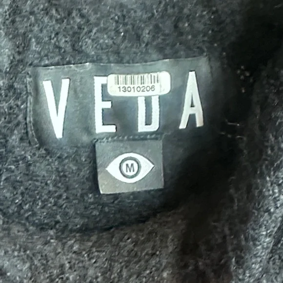 EUC Veda 100% Alpaca Wool Black Sweater with Multicolored Stars, M - Picture 6 of 10